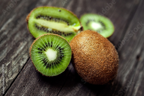 Kiwi fruit texture.