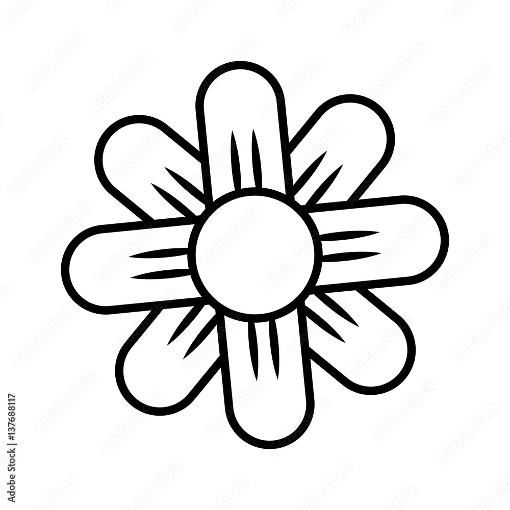 cute flower nature icon vector illustration design cute flower nature icon vector illustration design