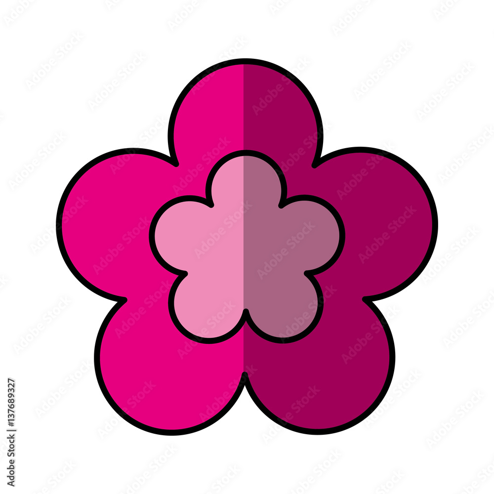 cute flower nature icon vector illustration design cute flower nature icon vector illustration design