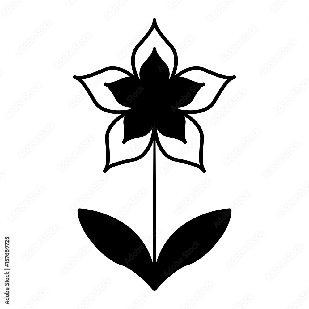 cute flower nature icon vector illustration design cute flower nature icon vector illustration design
