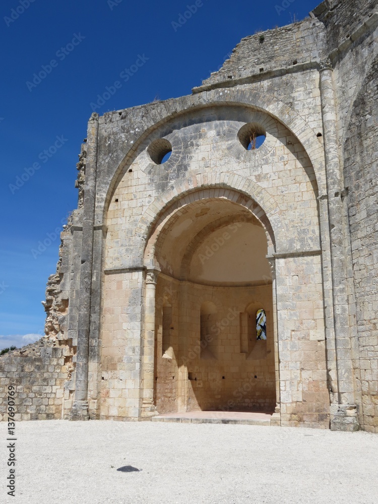 Charente-Maritime - Abbaye de Trizay -  Absidiole