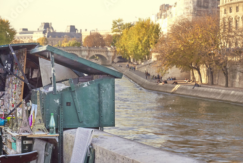 Принти на полотні Paris quayside