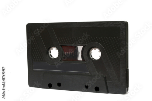 Old compact audio cassette tape