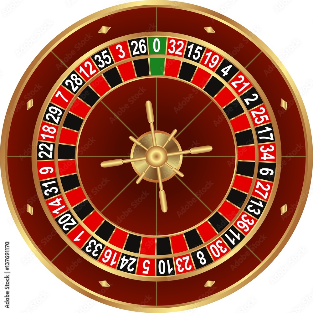 isolated wheel of european roulette isolated wheel of european roulette