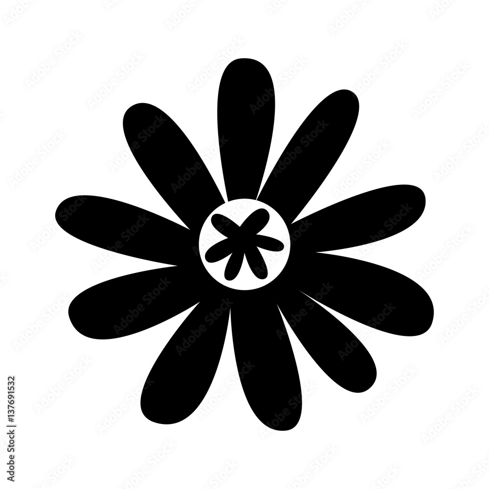 cute flower nature icon vector illustration design cute flower nature icon vector illustration design