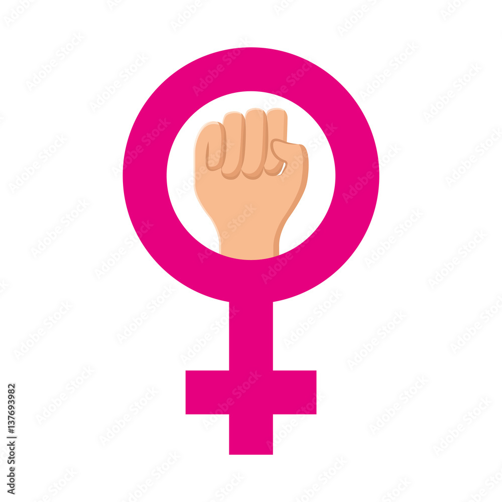 female symbol isolated icon vector illustration design Stock