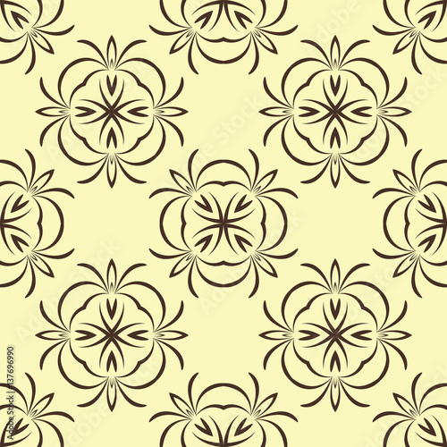 Seamless vintage background  retro style pattern.