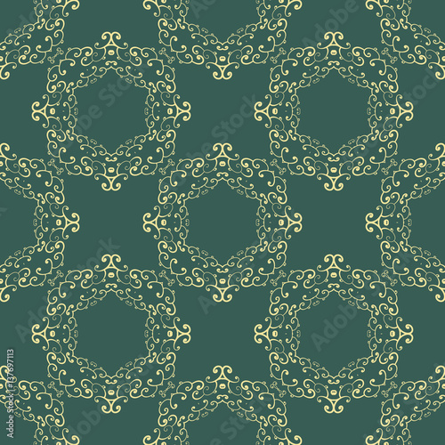 Seamless vintage background, retro style pattern. Vector illustration