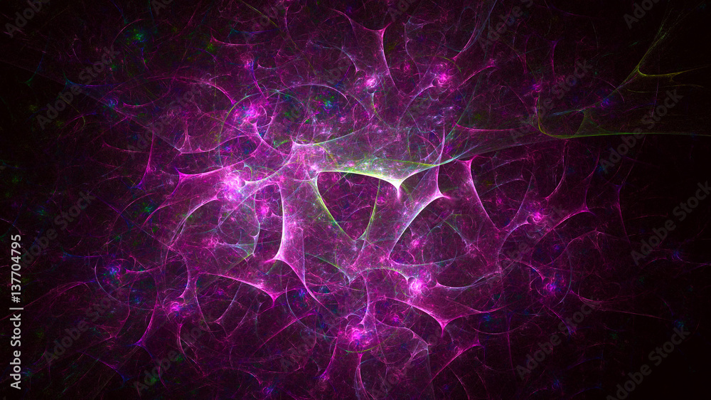 3D rendering abstract fractal light background 3D rendering abstract fractal light background