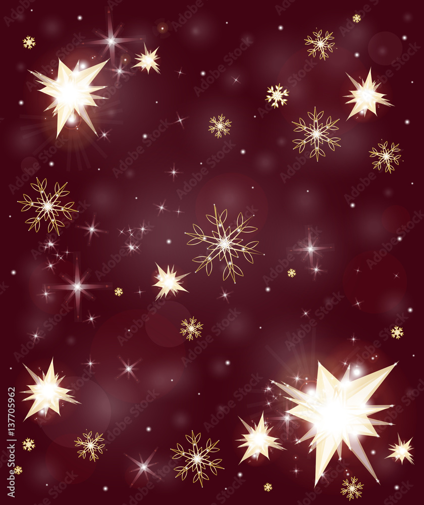 Stars snowflakes winter background Stars snowflakes winter background