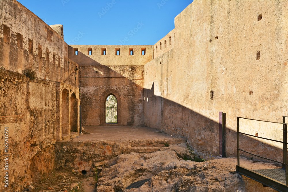 Ruins of Xativa Castle, Valencia, Spain