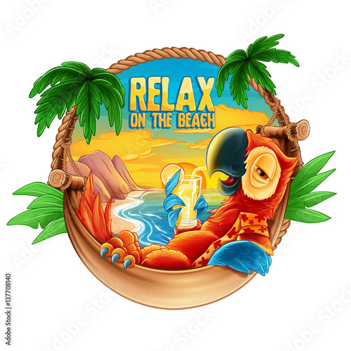 relax on the beach