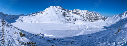Five ponds valley - winter panorama