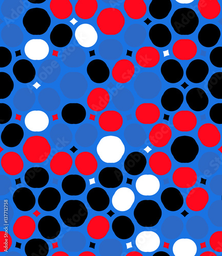 Vector polka dot pattern