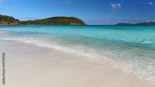 slow motion tropical beach, Little Hawksnest, St John photo