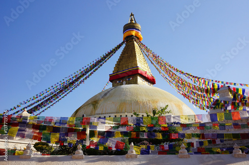 Boudhanath Stupa in the Kathmandu valley  Nepal