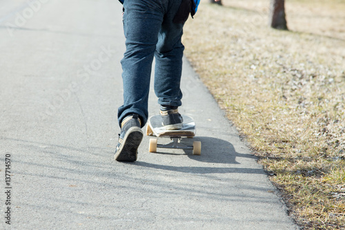 go skateboarding