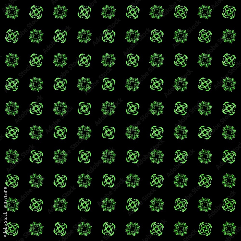 Texture with green rendering abstract fractal pattern Texture with green rendering abstract fractal pattern