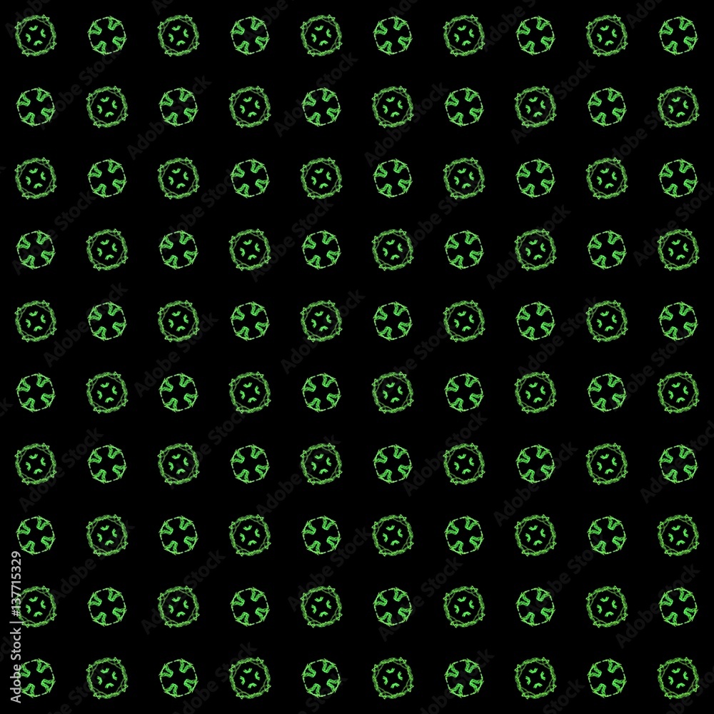 Texture with green rendering abstract fractal pattern Texture with green rendering abstract fractal pattern