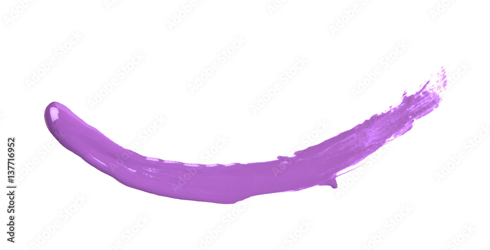 Line stroke of paint isolated Line stroke of paint isolated