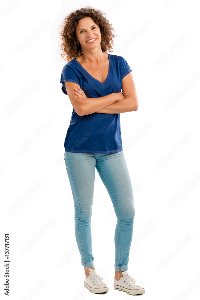 Portrait of a happy mature woman
