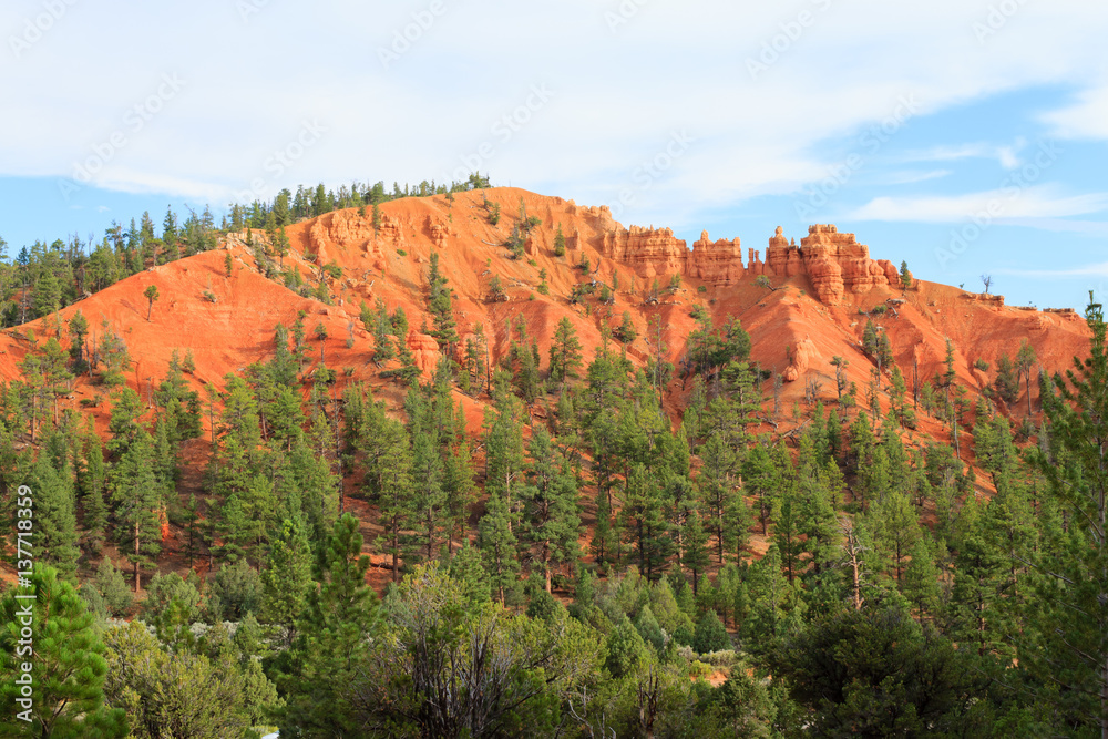 Red canyon panorama, Utah, USA