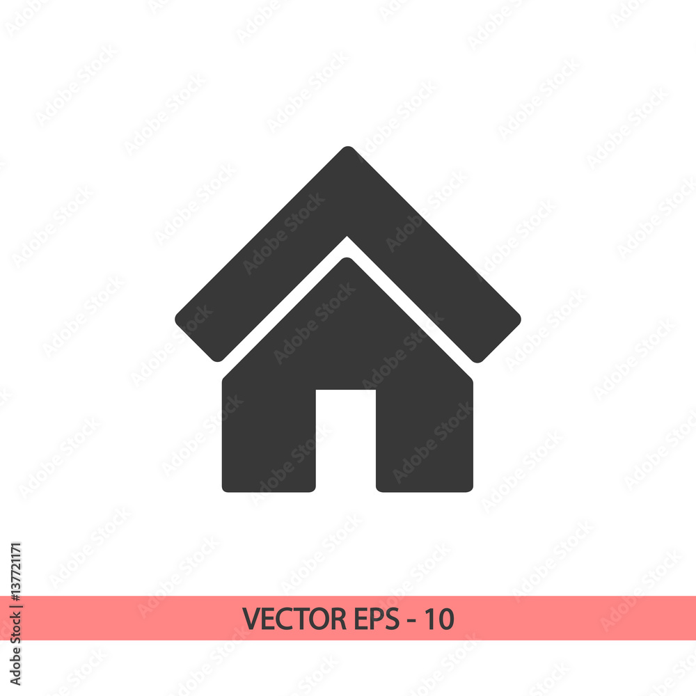 house icon, vector illustration. Flat design style house icon, vector illustration. Flat design style