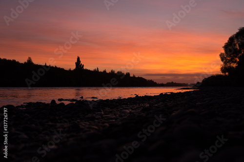 River sunset