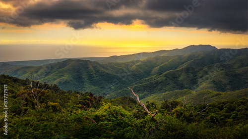 Sunset over Topes de collantes
