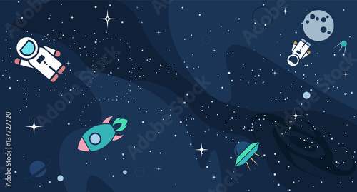 Vector flat cosmos design b...