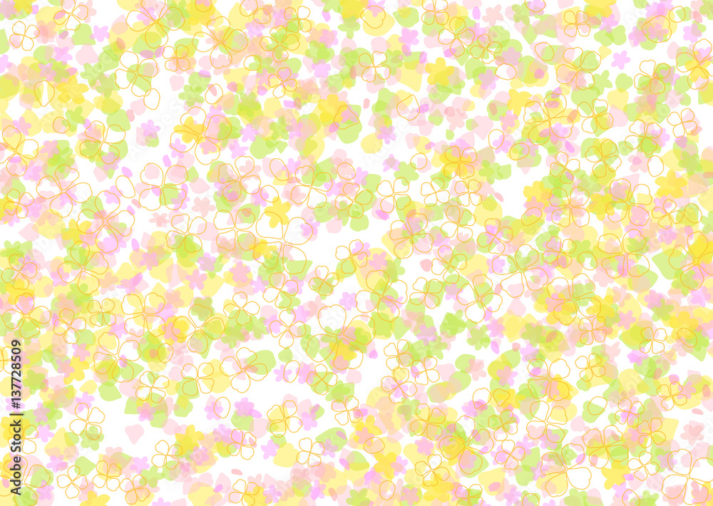 Retro flower pattern