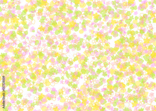 Retro flower pattern