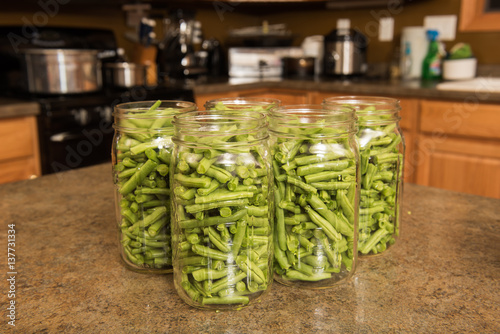Canning green beans