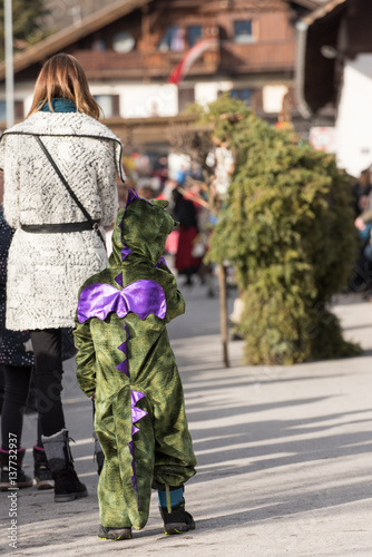 Matschgerer Fasching Karneval Umzug Absam Tirol Österreich photo