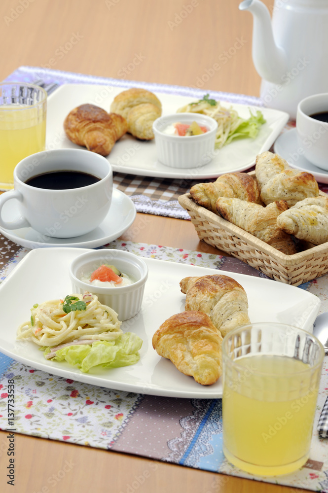 朝食にパン 朝食にパン