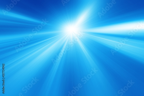 Abstract image of speed motion in the tunnel.