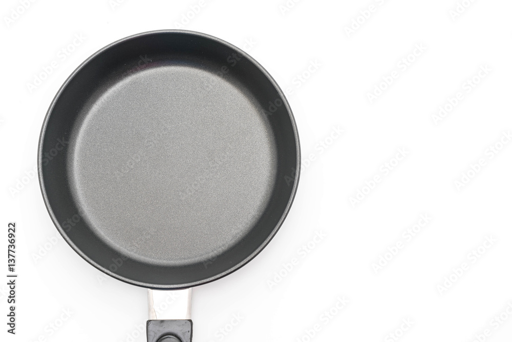 Frying pan isolated on white