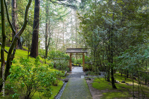 Japanese Garden Path to Gateway © jpldesigns