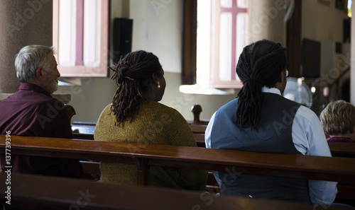 Принти на полотні Church People Believe Faith Religious Praying