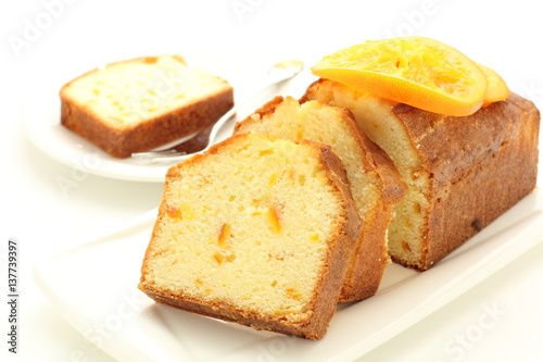 オレンジパウンドケーキ