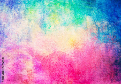 abstract hand painted watercolor on painting paper background and texture. © fotobieshutterb