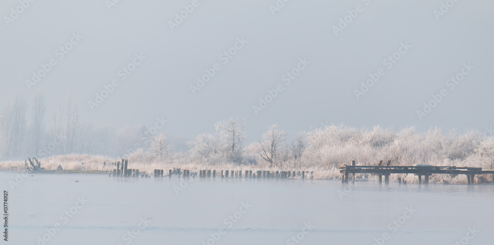 Frosty River Morning