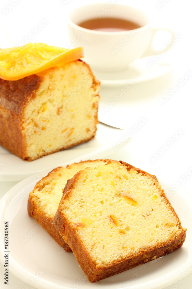 オレンジパウンドケーキ