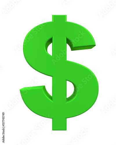 Dollar Sign Isolated