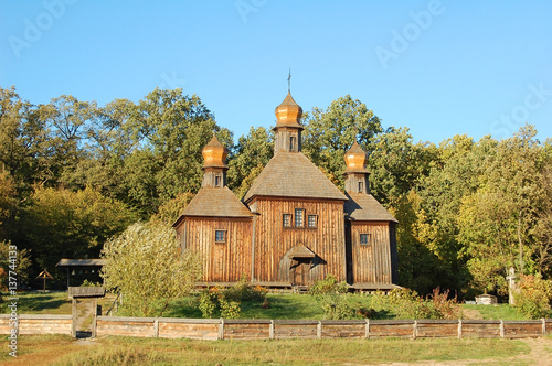 Antique wooden church