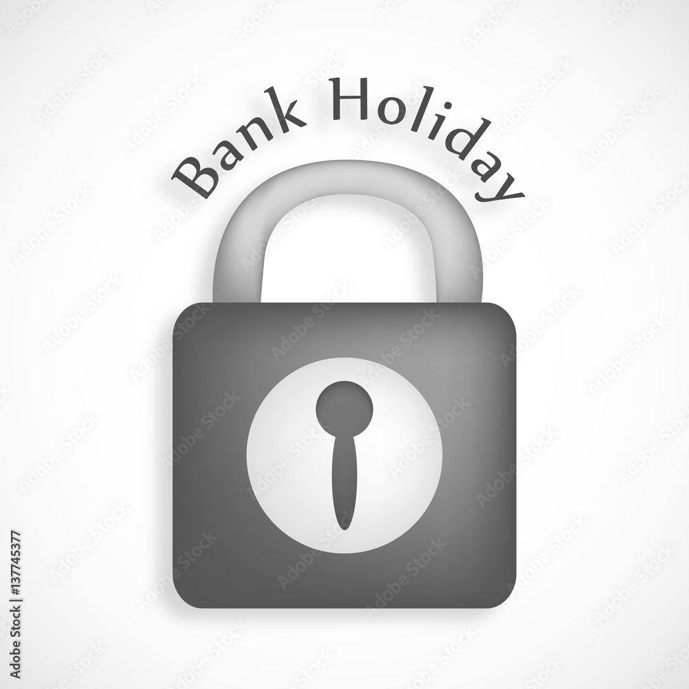 Illustration of background for Bank Holiday Illustration of background for Bank Holiday