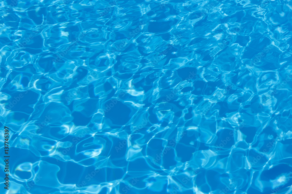 Blue and bright water with sun reflection Blue and bright water with sun reflection