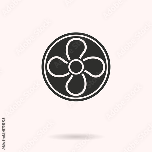 Fan - vector icon.