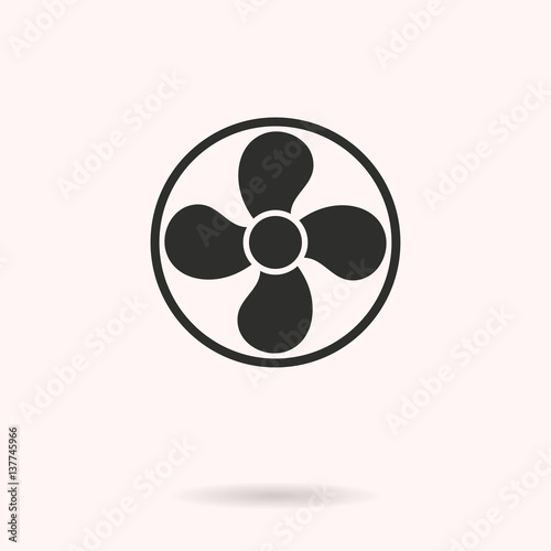 Fan - vector icon.