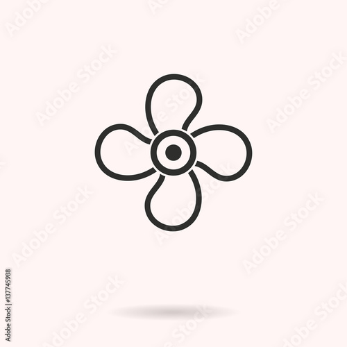 Fan - vector icon.